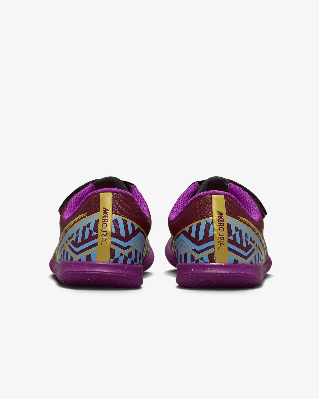 Nike Kids Vapor 15 Club KM Indoor PS (V) - Dark Beetroot-Gold