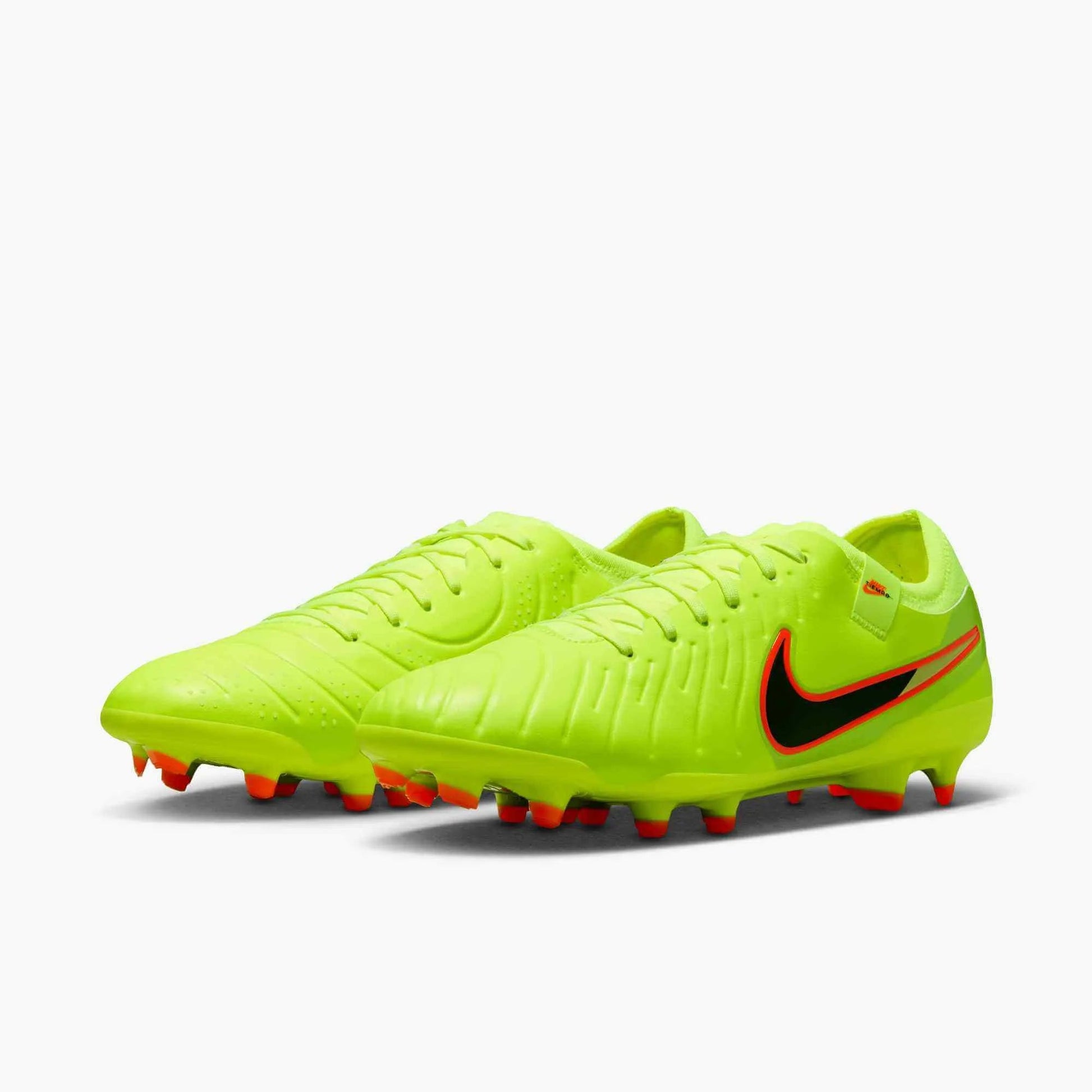 Nike Legend 10 PRO Firm Ground Soccer Cleats - Max Voltage Pack (HO25) (Pair - Lateral)