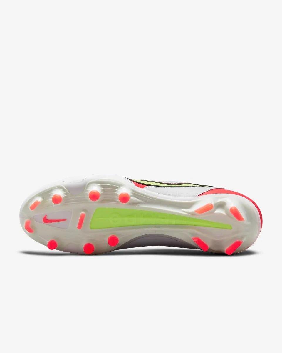 Nike Legend 9 Pro FG - White-Volt-Crimson (Bottom)