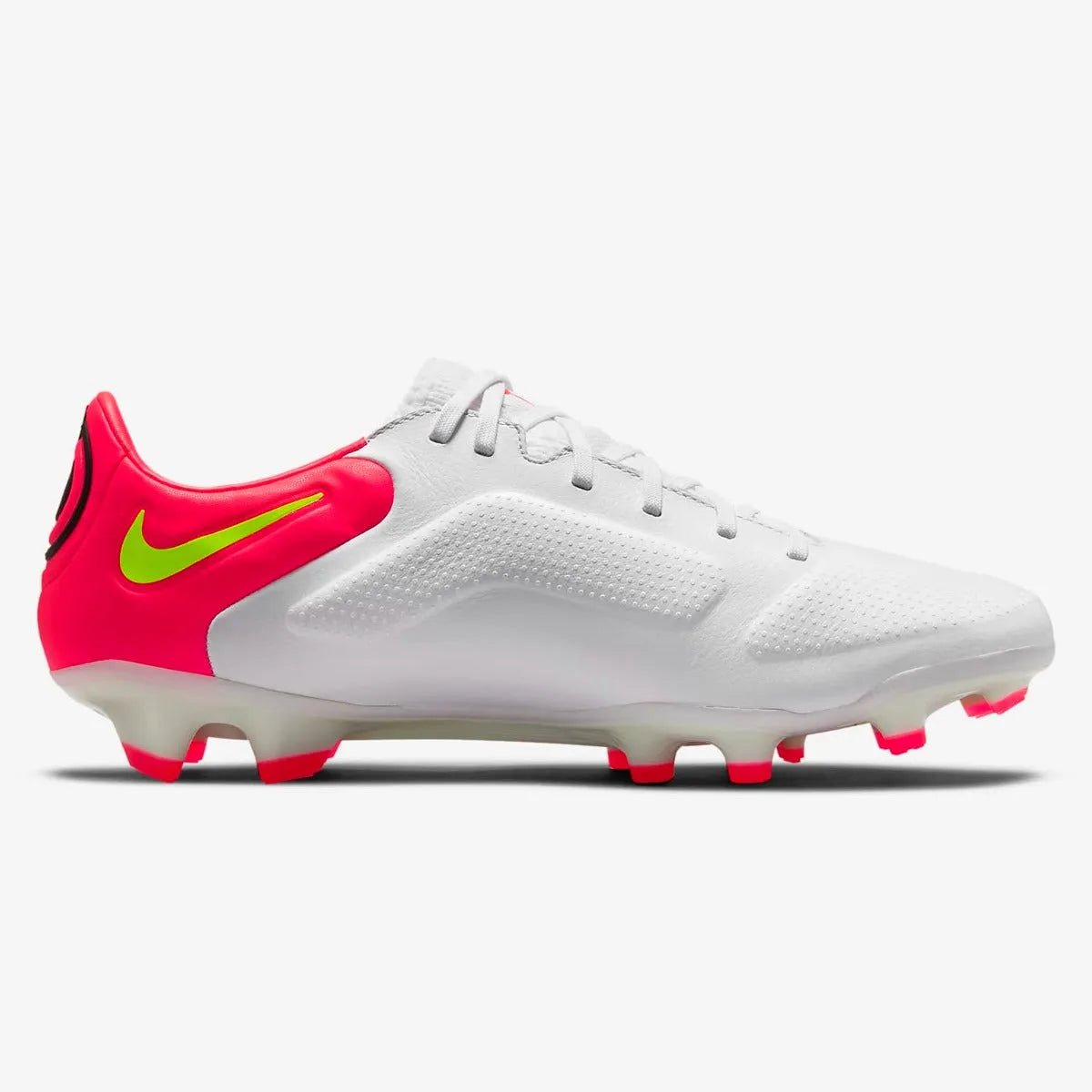 Nike Legend 9 Pro FG - White-Volt-Crimson (Side 2)