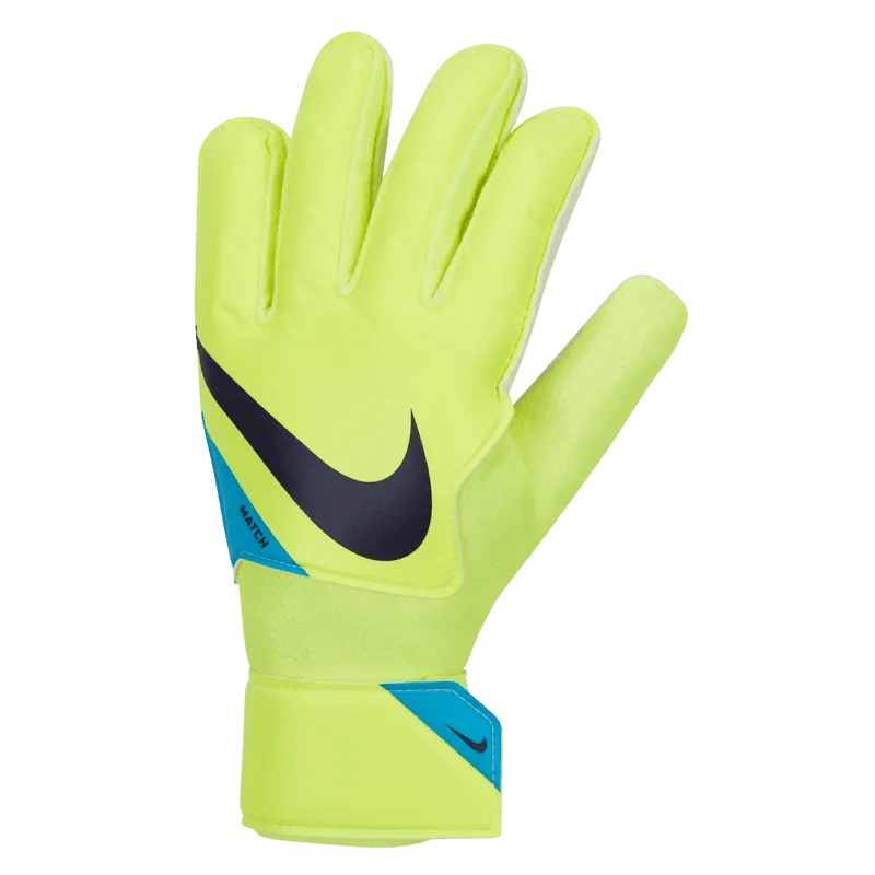 Nike Match Goalkeeper Gloves - Volt-Black-Blue