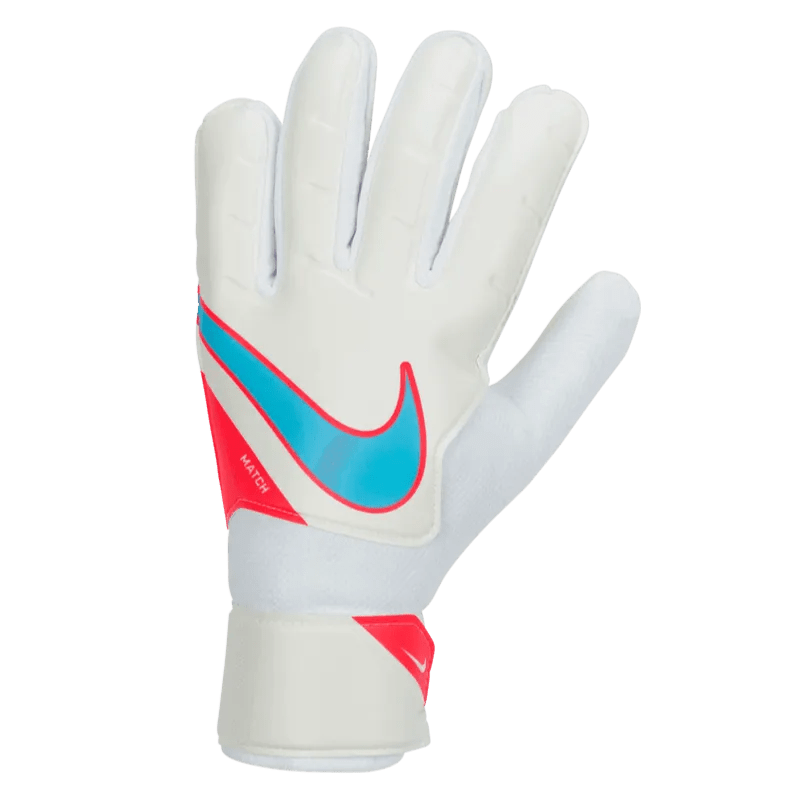 Nike Match Goalkeeper Gloves - White-Blue-Hot Punch