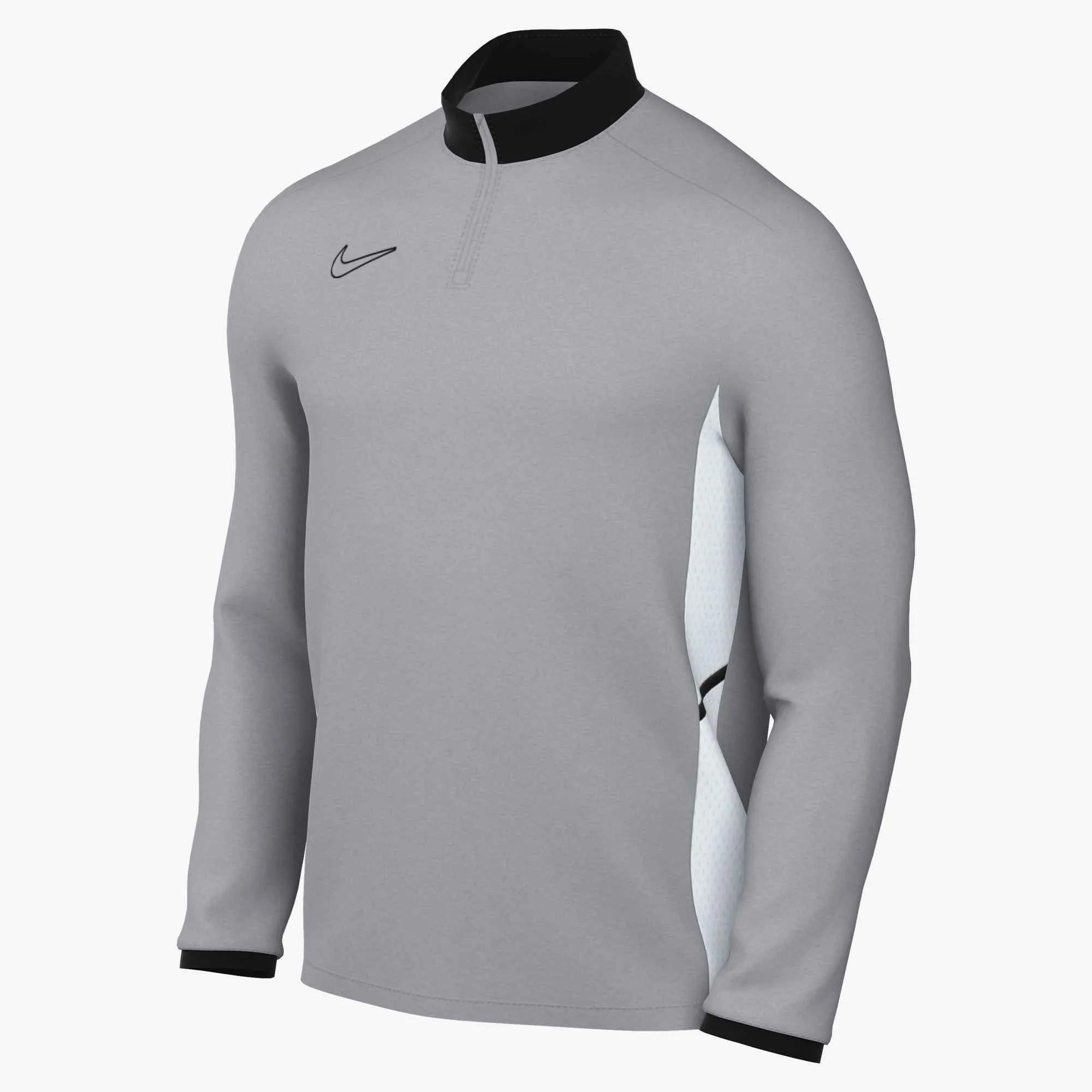 Nike Men's Academy 25 Drill Top Wolf Grey/Black (Front)
