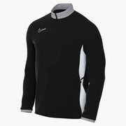 Nike Men's Academy 25 Drill Top Black/Wolf Grey (Front)