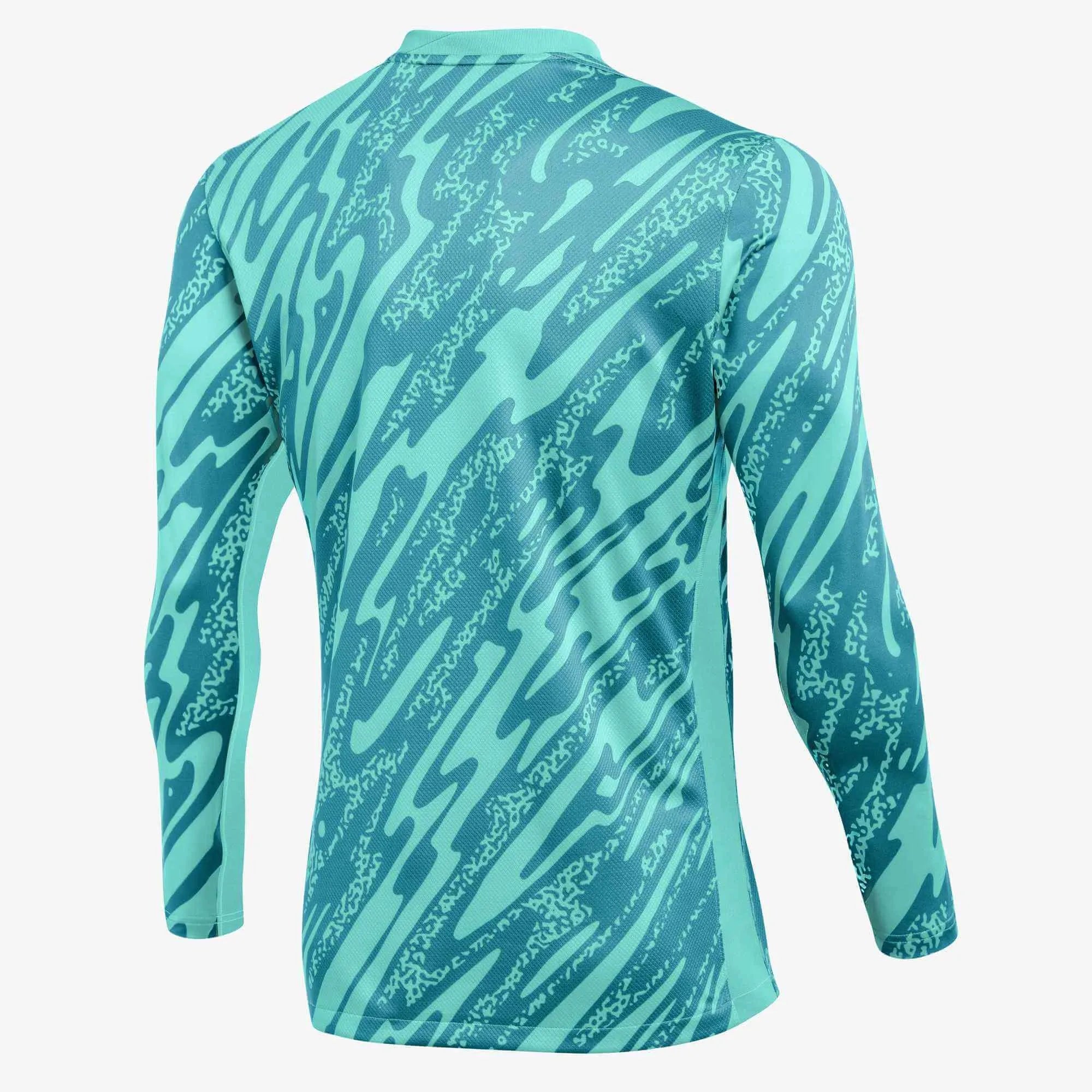 Nike Men's Gardien V LS Goalkeeper Jersey Turquoise-Teal (Back)