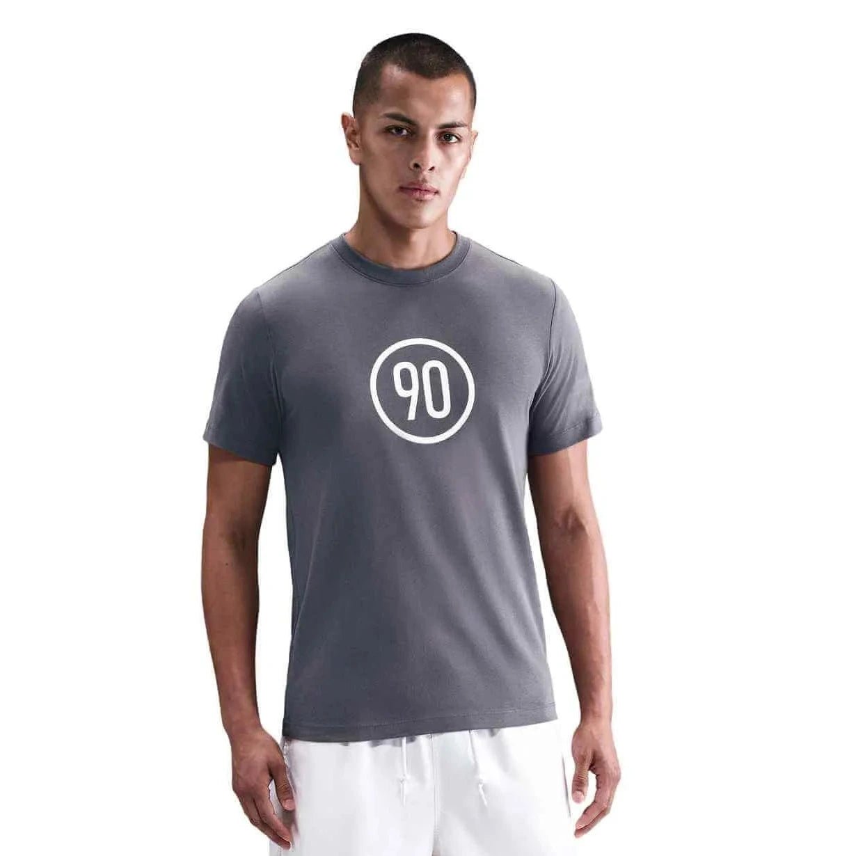 Nike Men's Total 90 Tee Grey/White (Model - Front)