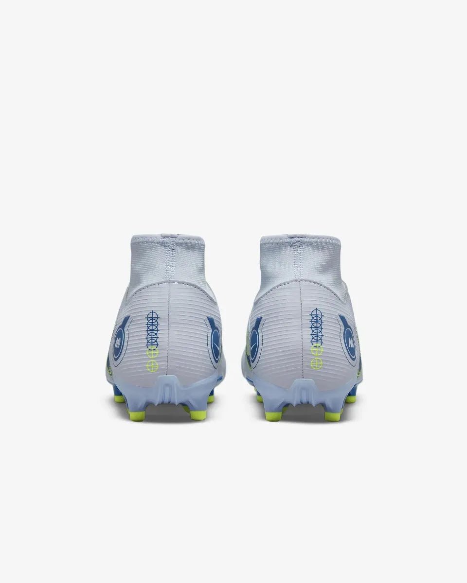 Nike Mercurial Superfly 8 Academy FG-MG - Grey-Blue