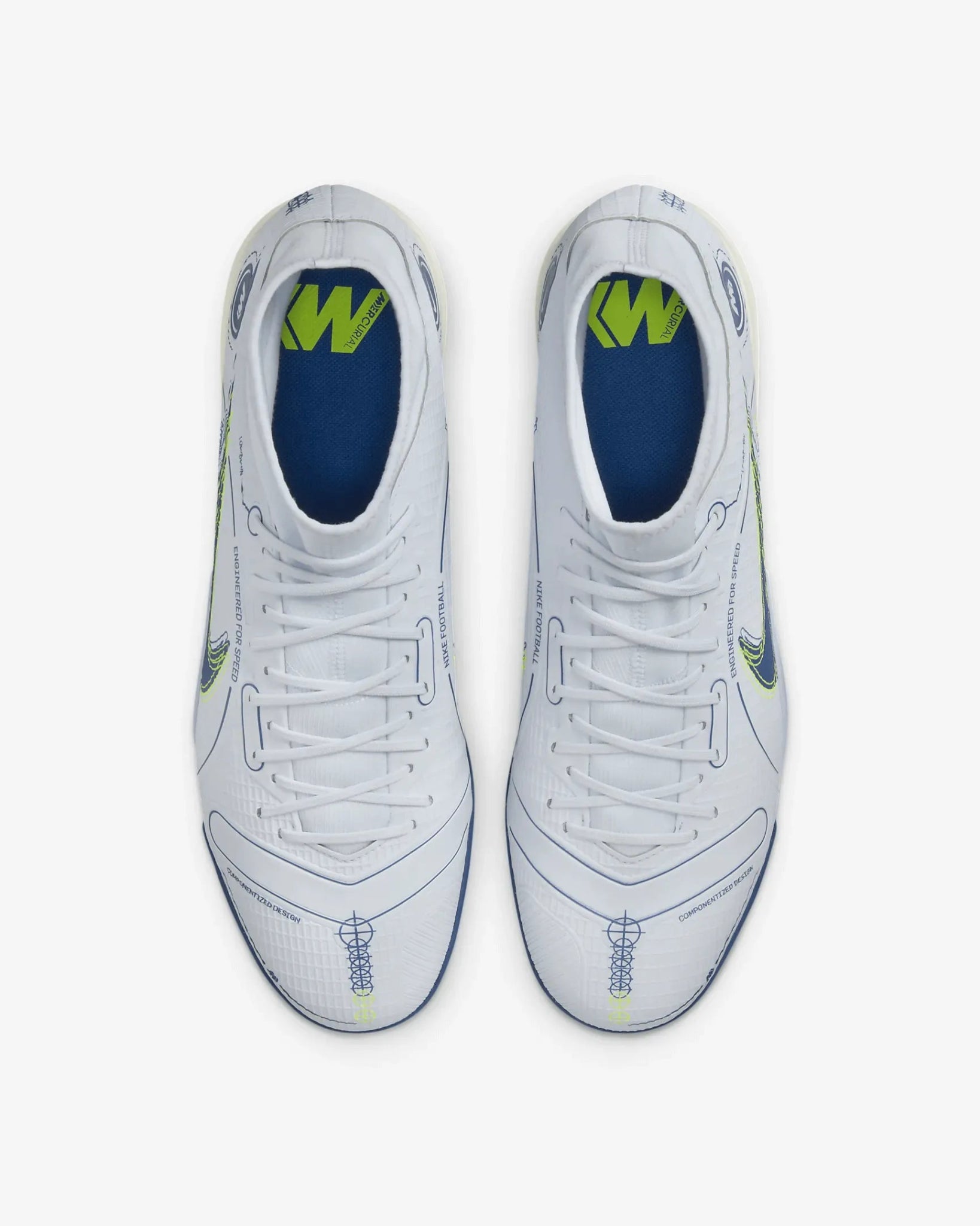 Nike Mercurial Superfly 8 Academy Turf - Grey-Blue