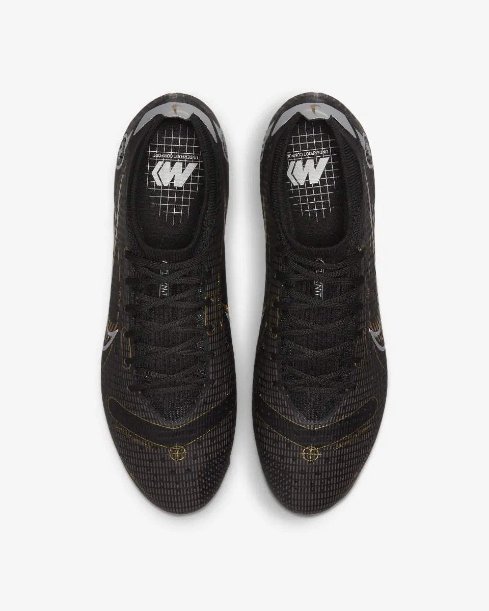 Nike Mercurial Vapor 14 Pro FG - Black-Gold-Silver