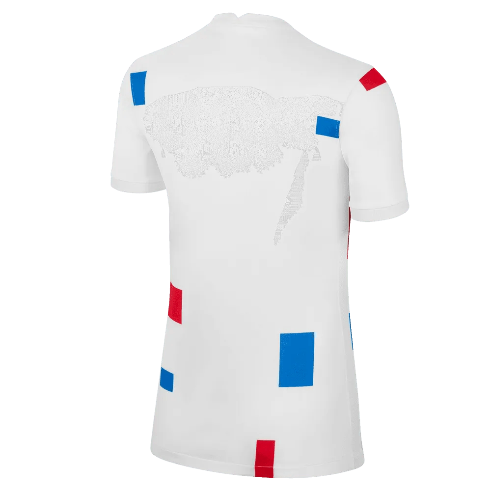 Nike Netherlands Women's EC22 Away Jersey - White-Soar (Back)