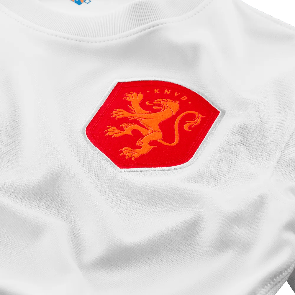 Nike Netherlands Women's EC22 Away Jersey - White-Soar (Detail 3)