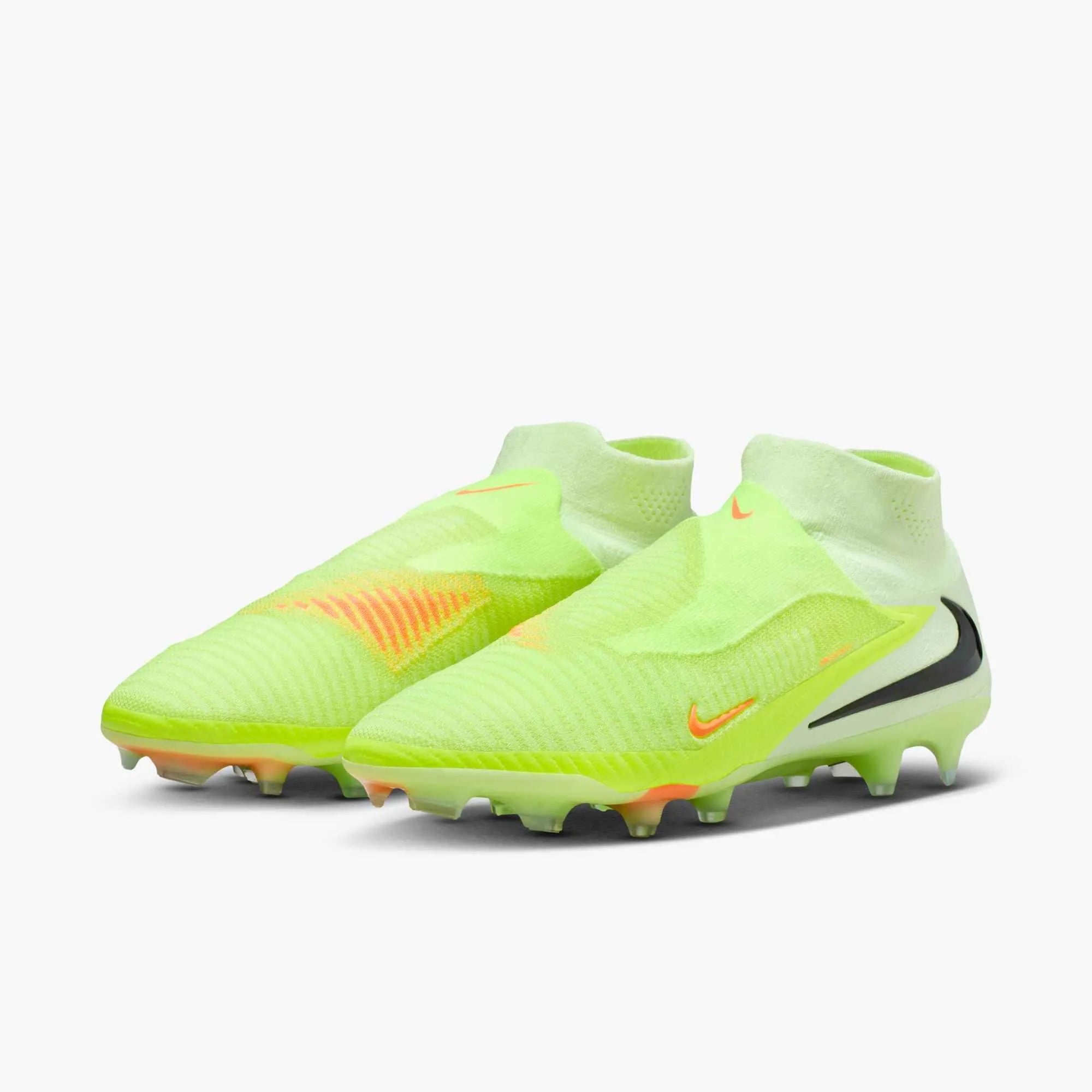 Nike Phantom 6 High Elite Firm Ground Soccer Cleats - Max Voltage Pack (HO25) (Pair - Lateral)