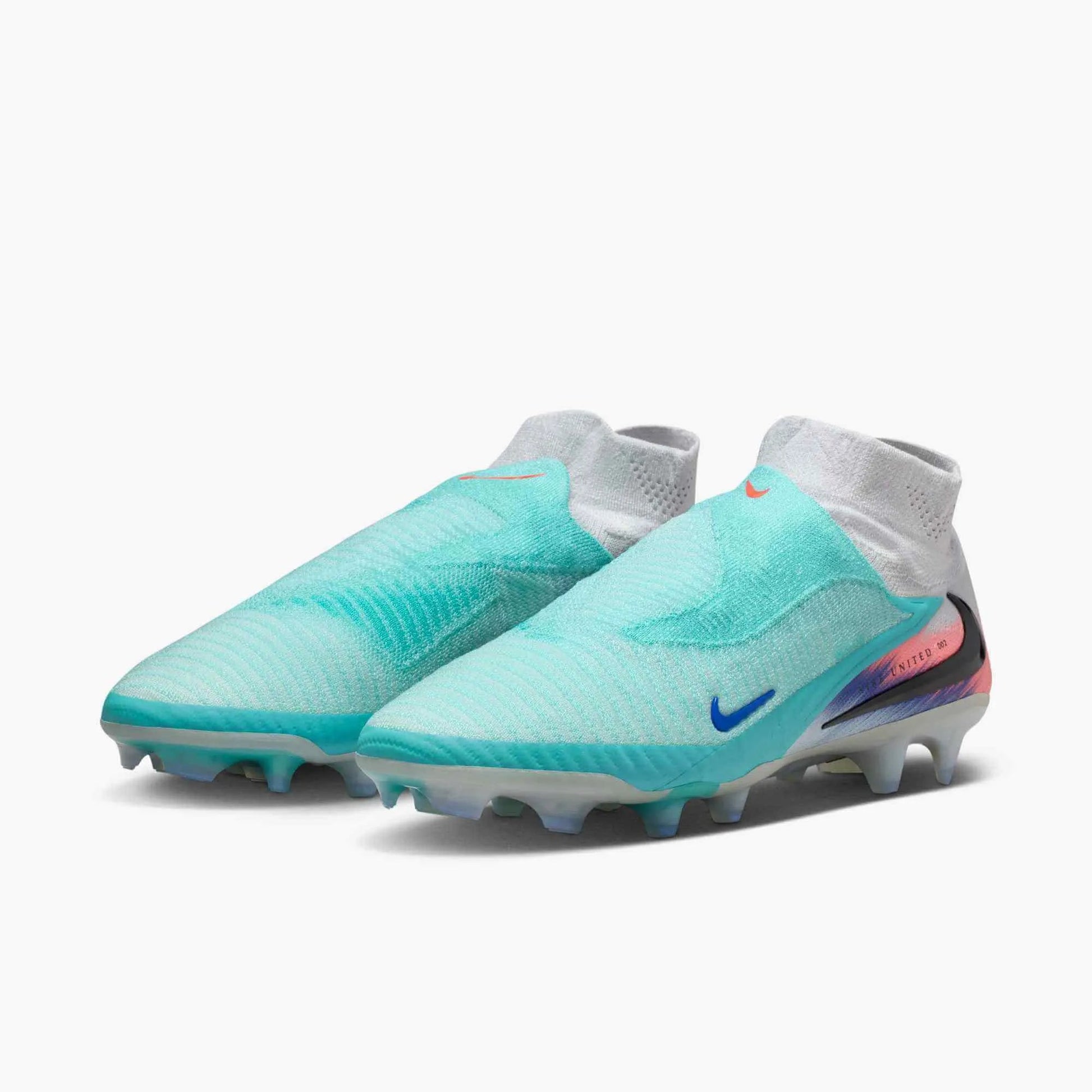 Nike Phantom 6 High Elite Firm Ground Soccer Cleats - Nike United 003 (HO25) (Pair - Lateral)
