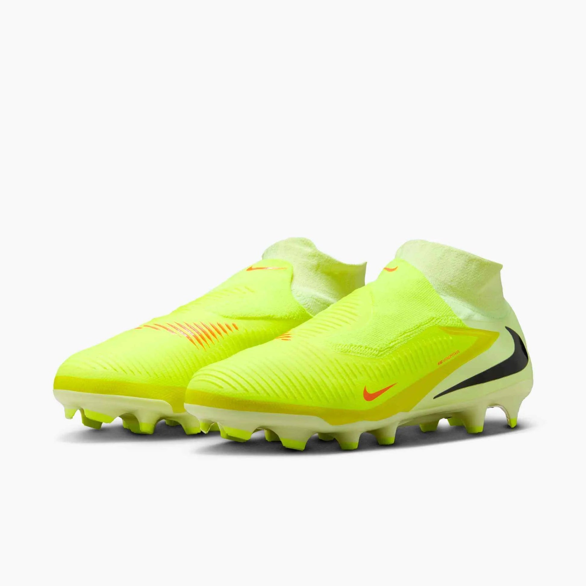 Nike Phantom 6 High PRO Firm Ground Soccer Cleats - Max Voltage Pack (HO25) (Pair - Lateral)