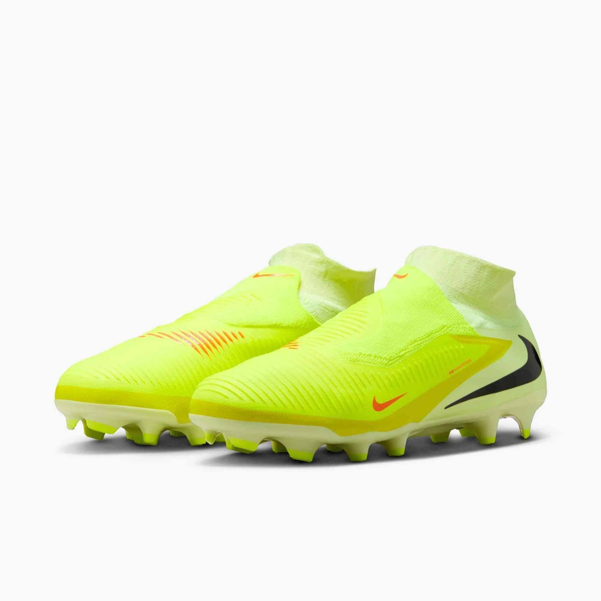 Nike Phantom 6 High PRO Firm Ground Soccer Cleats - Max Voltage Pack (HO25) (Pair - Lateral)