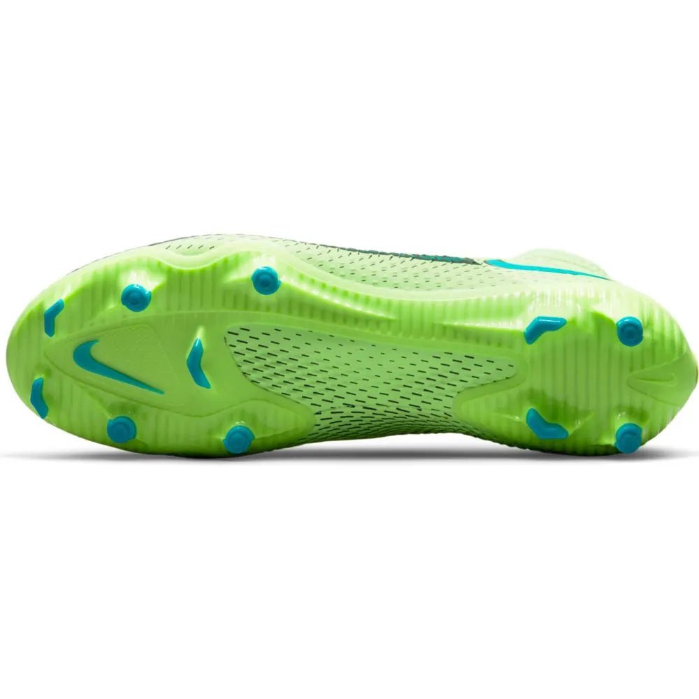 Nike Phantom GT Academy DF FG-MG - Lime Glow-Aquamarine