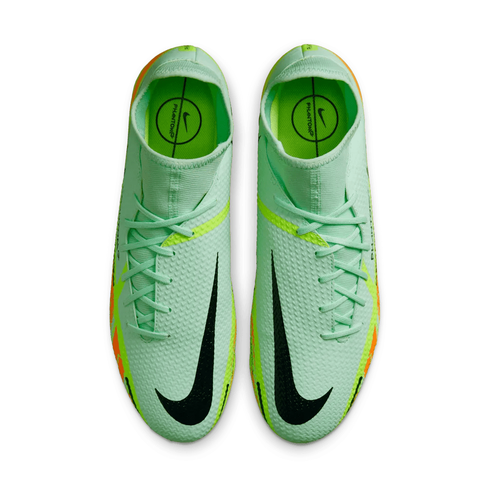 Nike Phantom GT2 Academy DF FG-MG - Mint-Blackened Blue Soccer