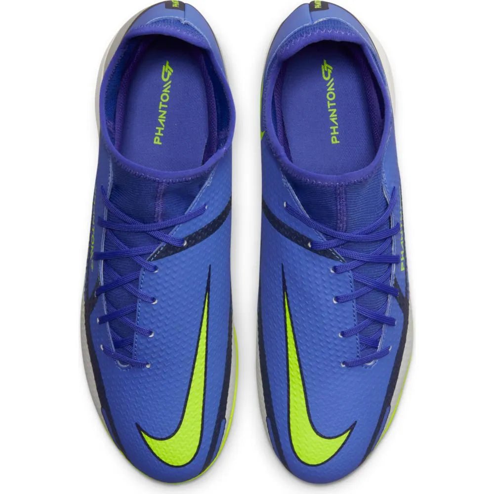 Nike Phantom GT2 Academy DF IC - Sapphire-Volt-Grey