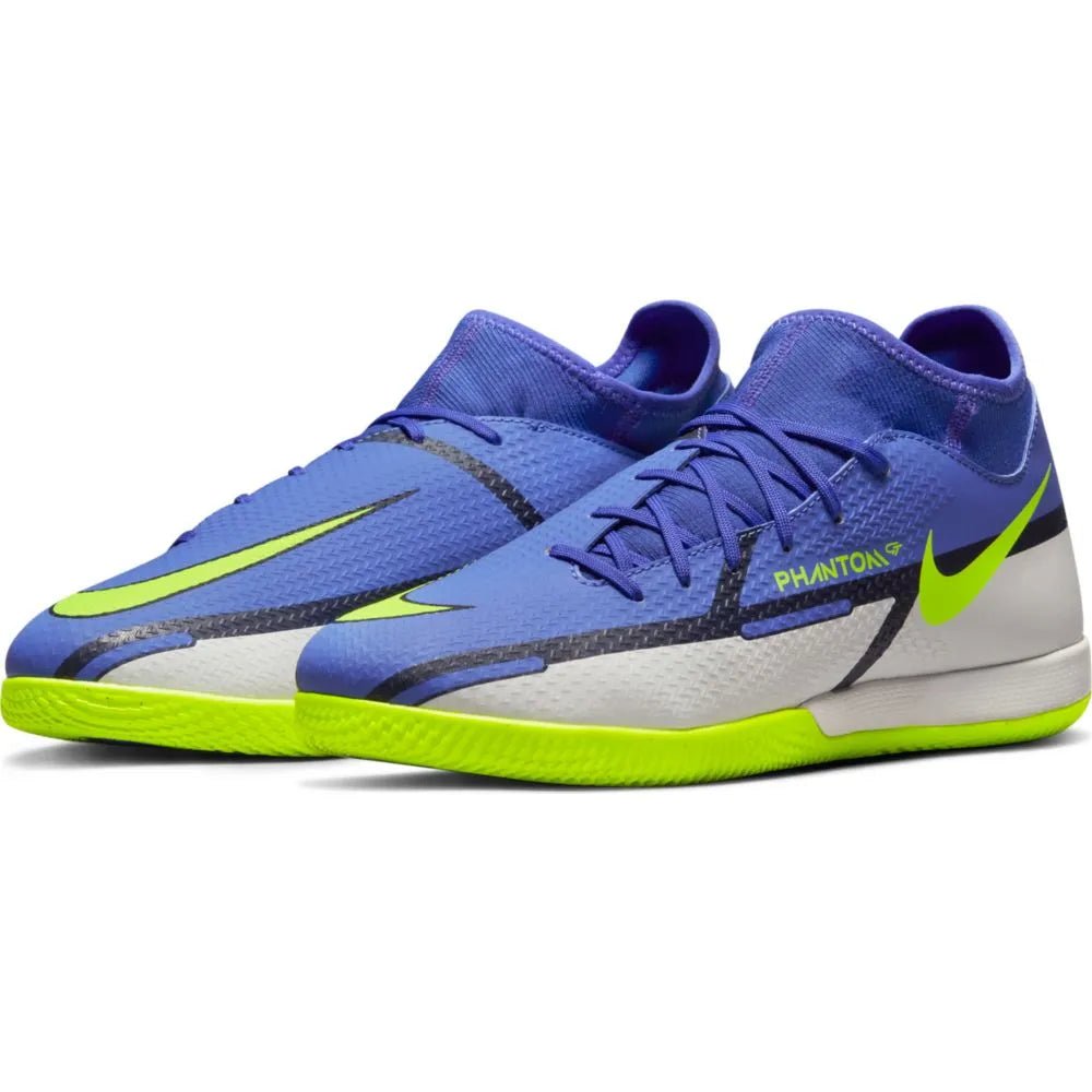 Nike Phantom GT2 Academy DF IC - Sapphire-Volt-Grey