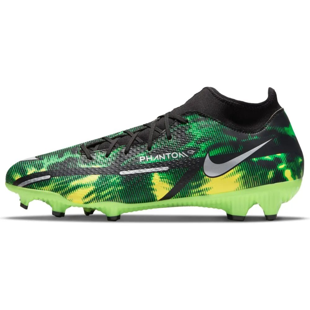 Nike Phantom GT2 Academy DF SW FG-MG - Black-Green Strike