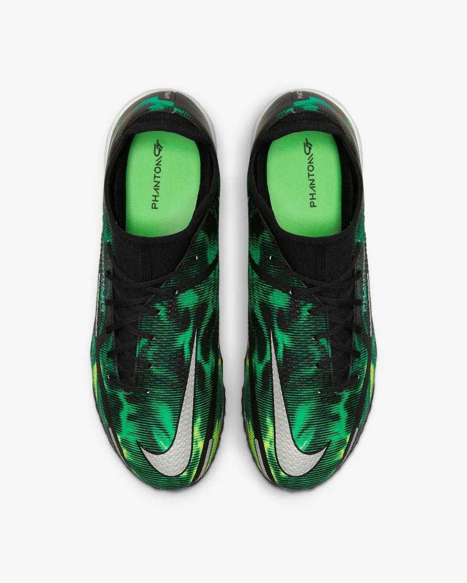 Nike Phantom GT2 Academy DF SW TF - Black-Green Strike