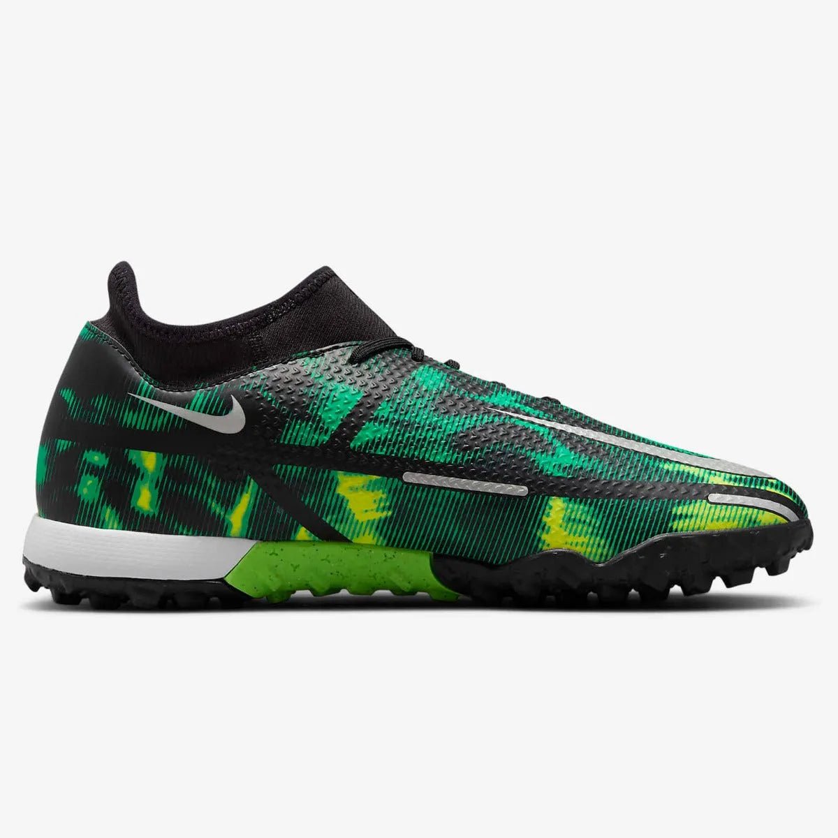 Nike Phantom GT2 Academy DF SW TF - Black-Green Strike