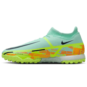 Nike Phantom GT2 Academy DF Turf - Mint-Blackened Blue (Side 1)
