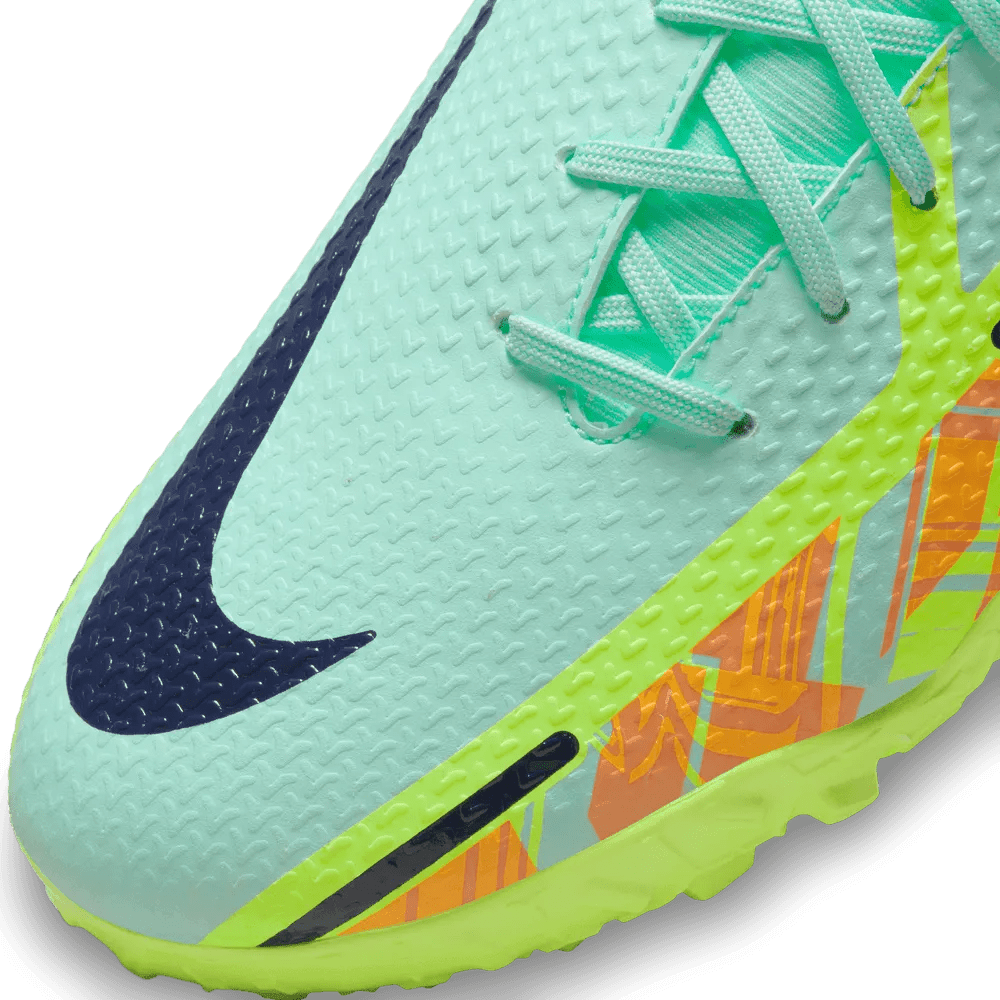 Nike Phantom GT2 Academy DF Turf - Mint-Blackened Blue (Detail 1)