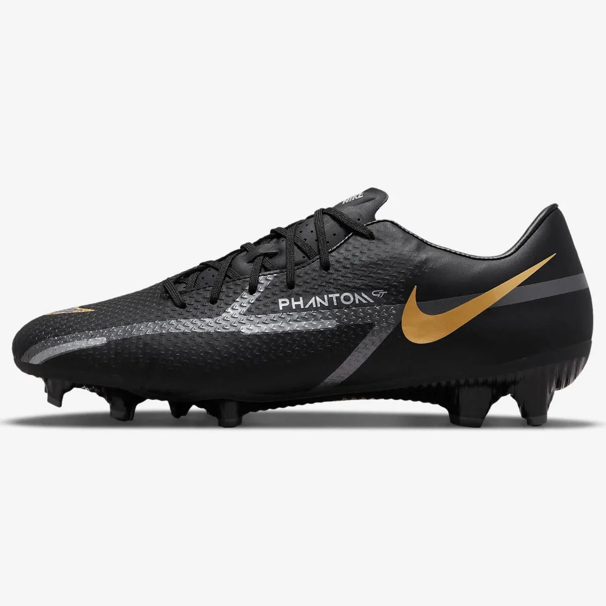 Nike Phantom GT2 Academy FG-MG - Black-Dark Grey-Gold