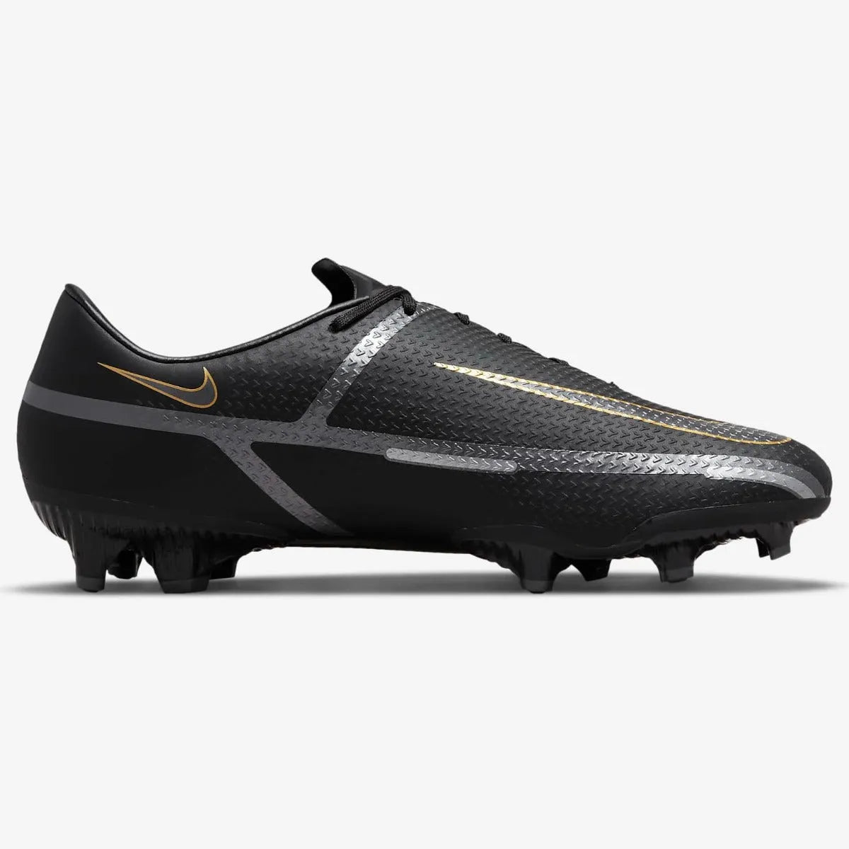 Nike Phantom GT2 Academy FG-MG - Black-Dark Grey-Gold