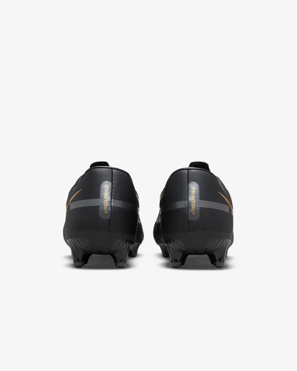Nike Phantom GT2 Academy FG-MG - Black-Dark Grey-Gold