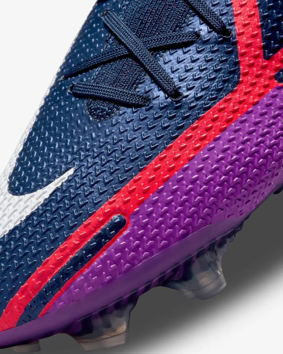 Nike Phantom Gt2 Elite DF FG - Navy-Purple-Crimson