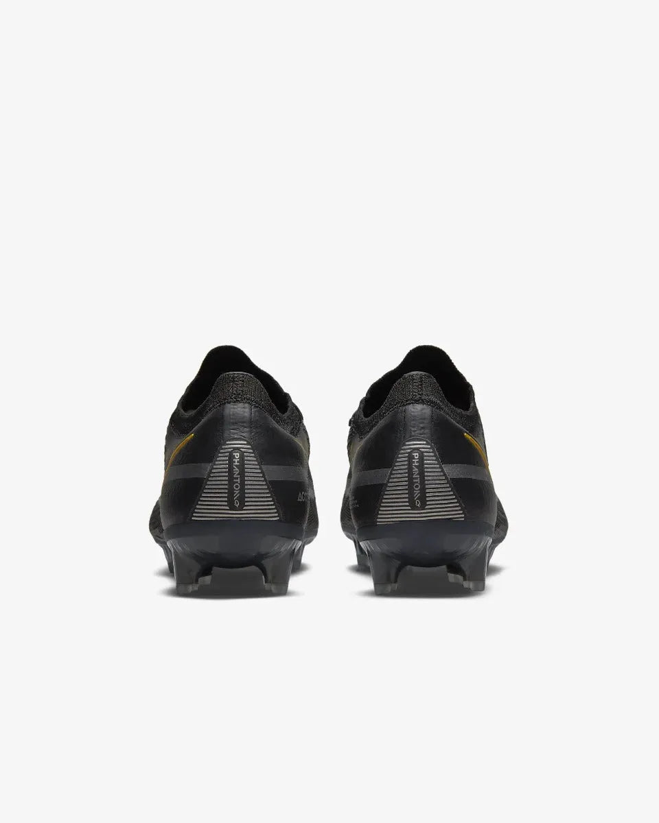 Nike Phantom GT2 Elite FG - Black-Dark Grey-Gold