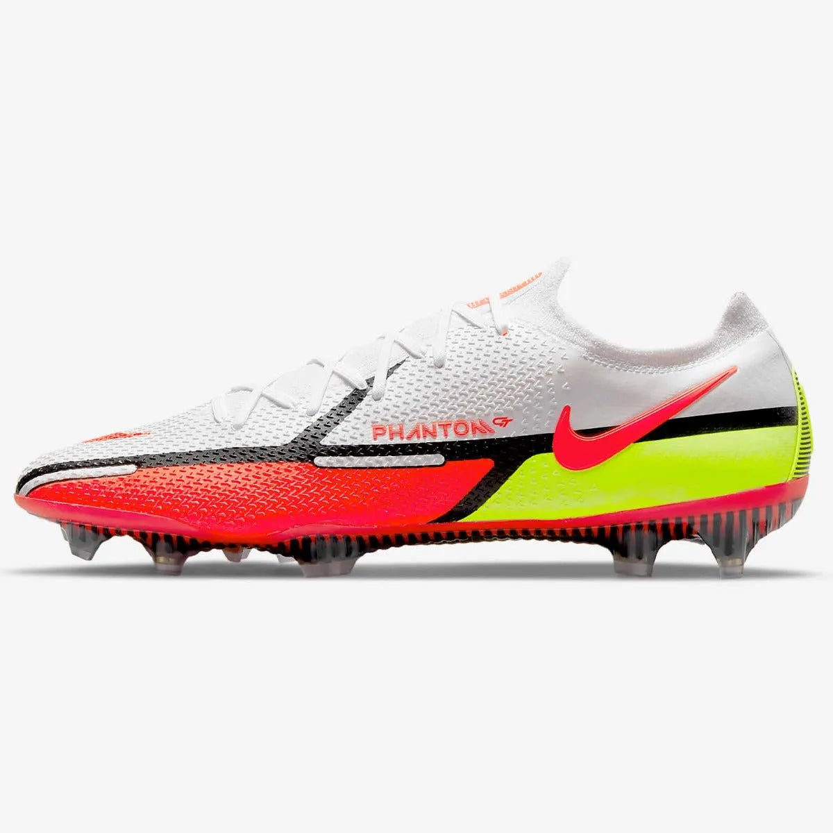 Nike Phantom Gt2 Elite FG - White-Crimson-Black (Side 1)