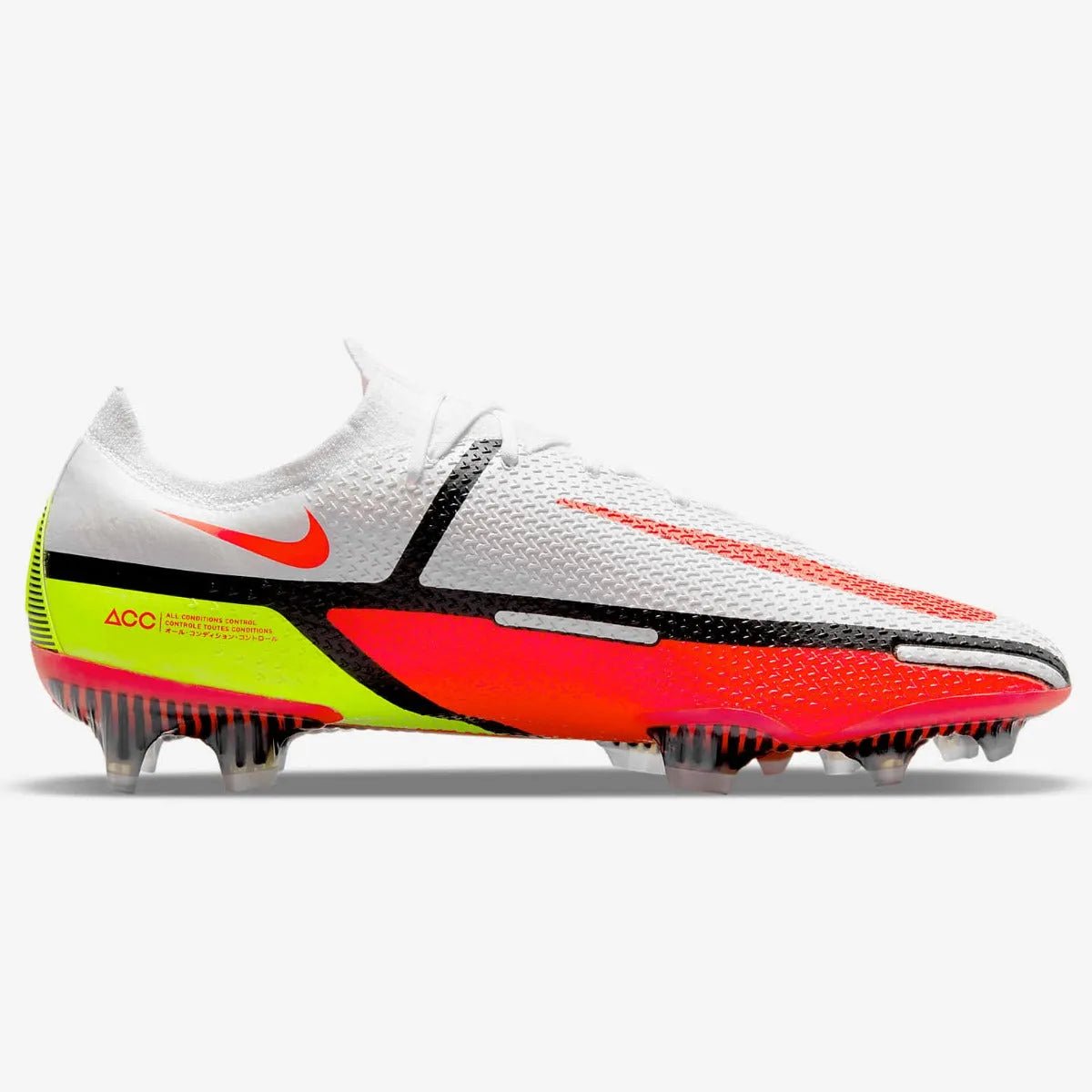 Nike Phantom Gt2 Elite FG - White-Crimson-Black (Side 2)