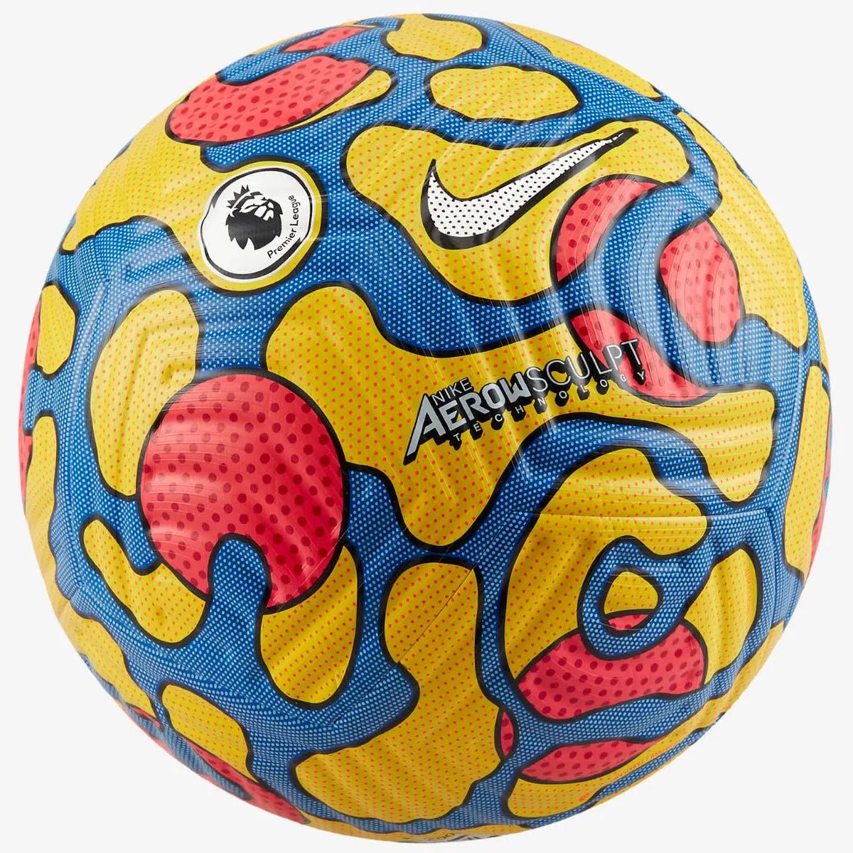 Nike Premier League Hi Vis Flight Ball - Yellow-Blue-Crimson