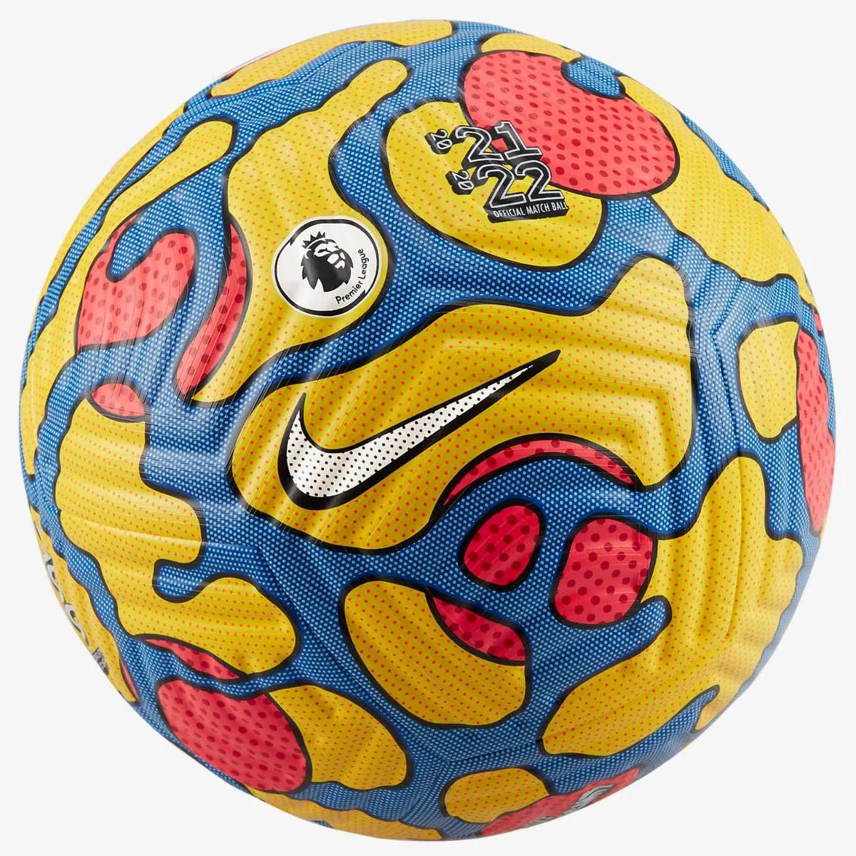 Nike Premier League Hi Vis Flight Ball - Yellow-Blue-Crimson