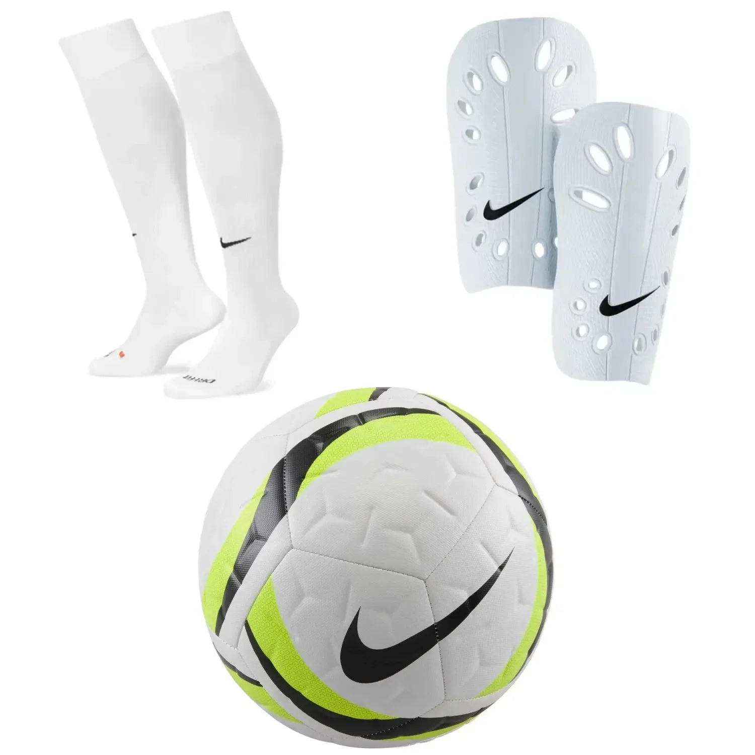 Nike Socks/Shin Guards/Ball Bundle