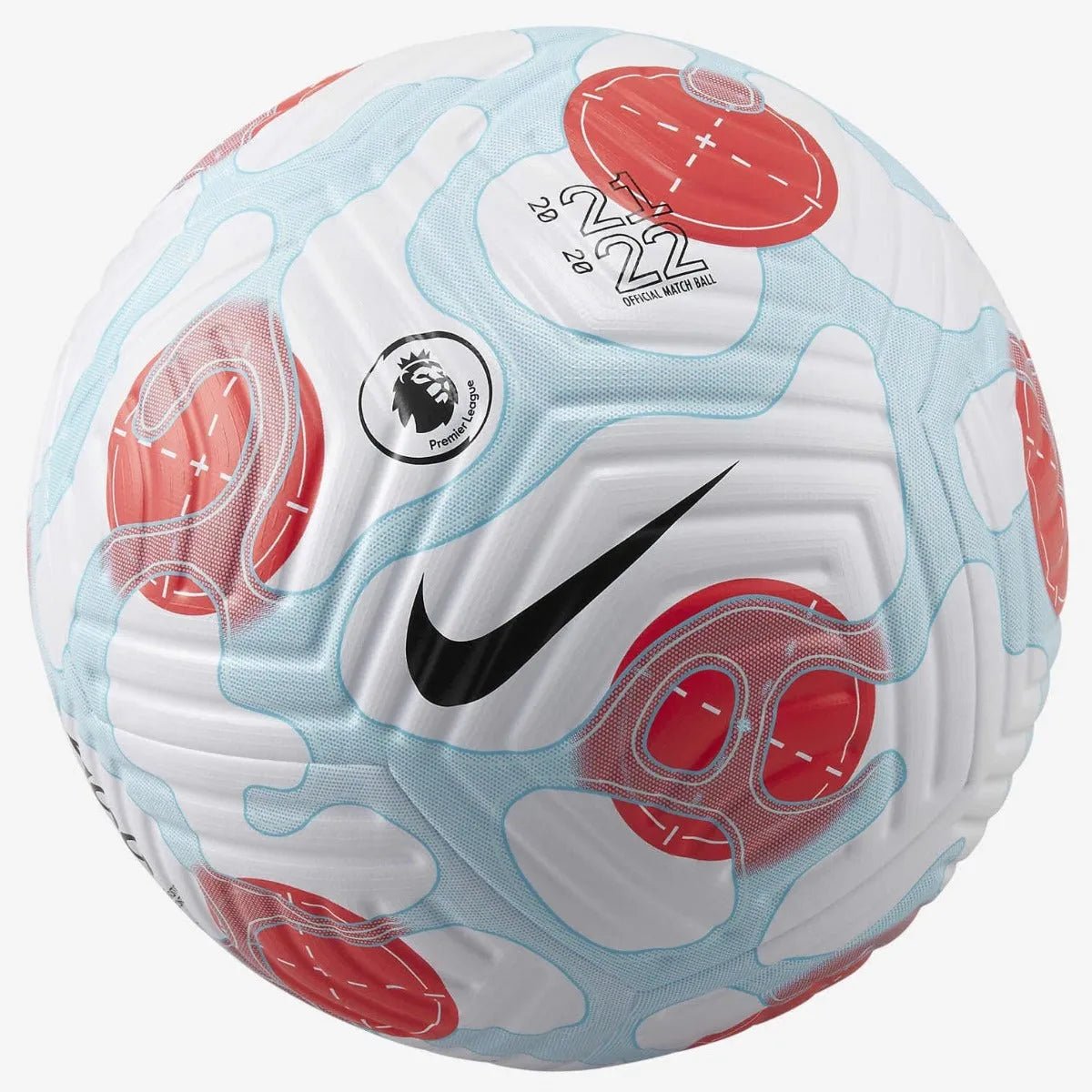 Nike SP22 Premier League Flight Third Soccer Ball - White-Blue-Crimson