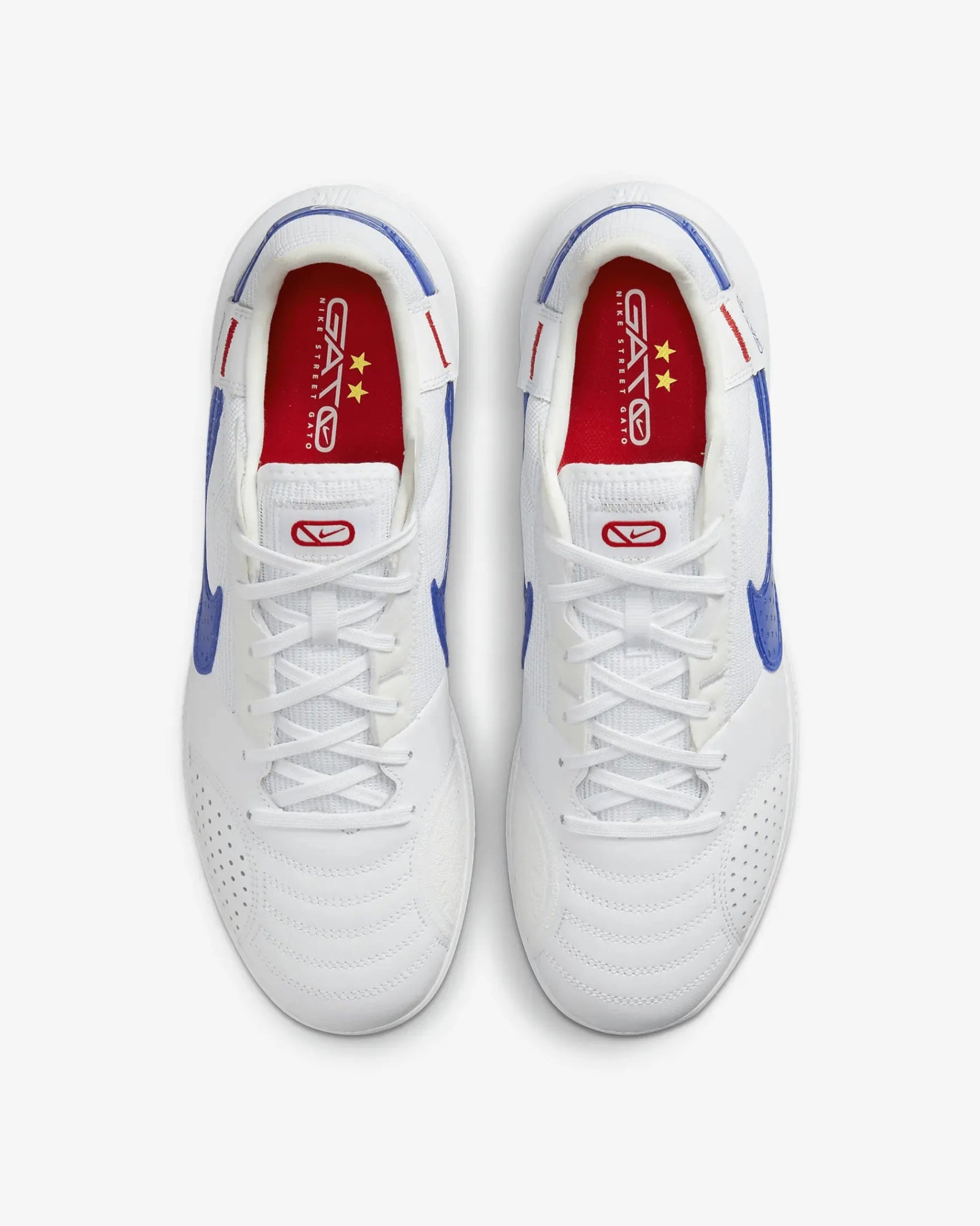 暮らしNike GATO フットサルシューズ ホワイト/ブルー26.5cm Nike Streetgato France Indoor Soccer Shoes - White-Game Royal