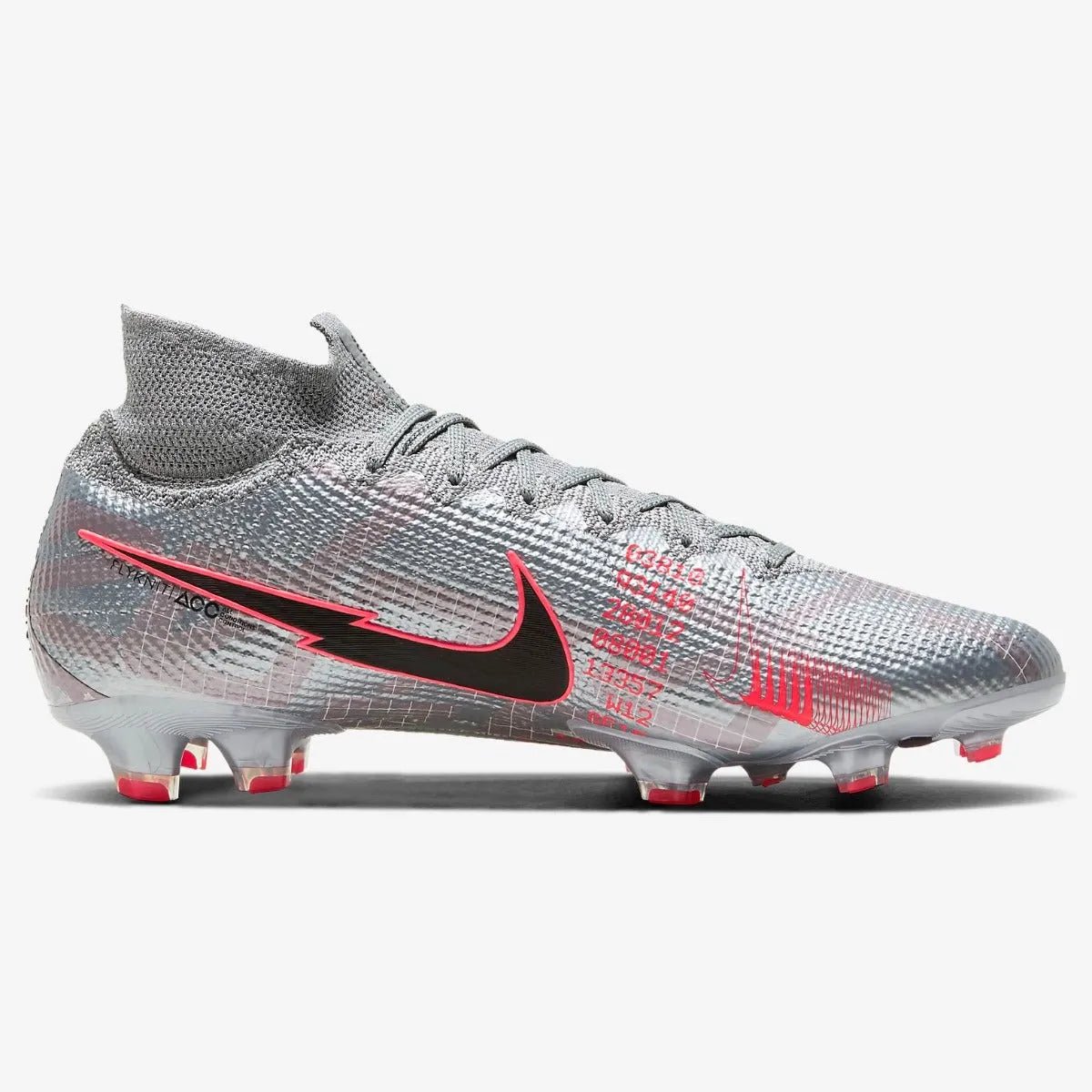 Nike Superfly 7 Elite FG - Grey-Red