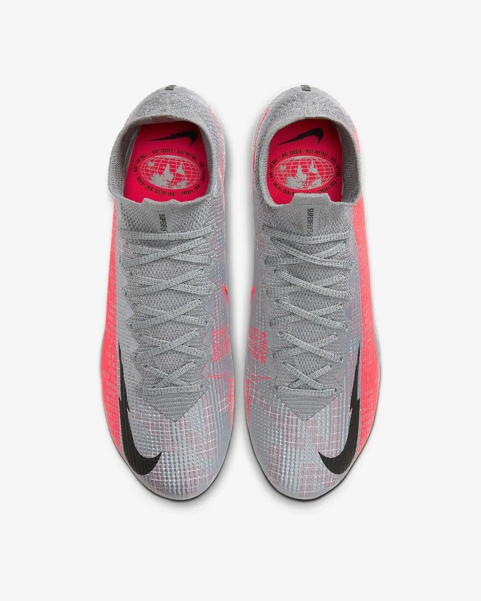 Nike Superfly 7 Elite FG - Grey-Red