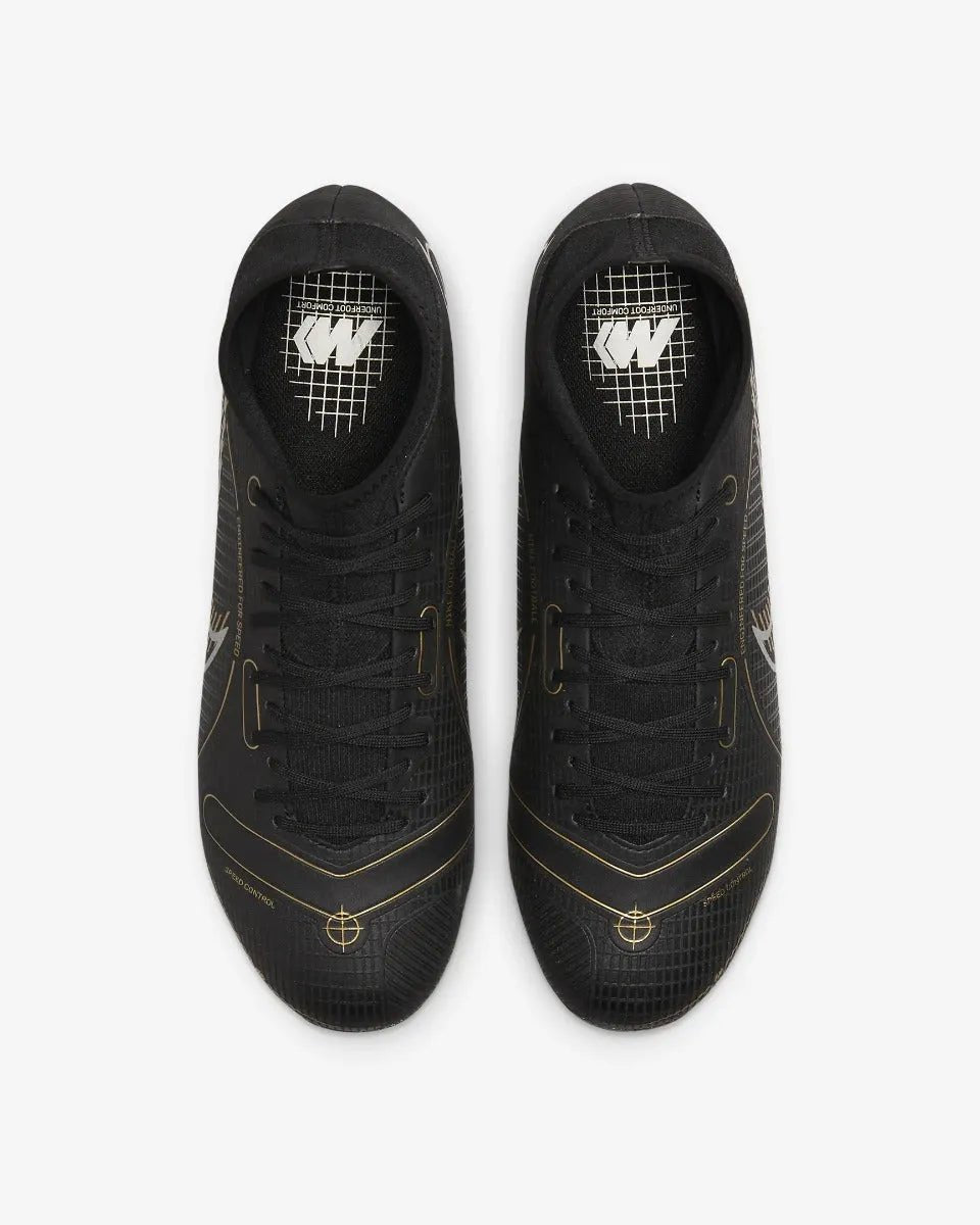 Nike Superfly 8 Academy FG-MG - Black-Gold-Silver