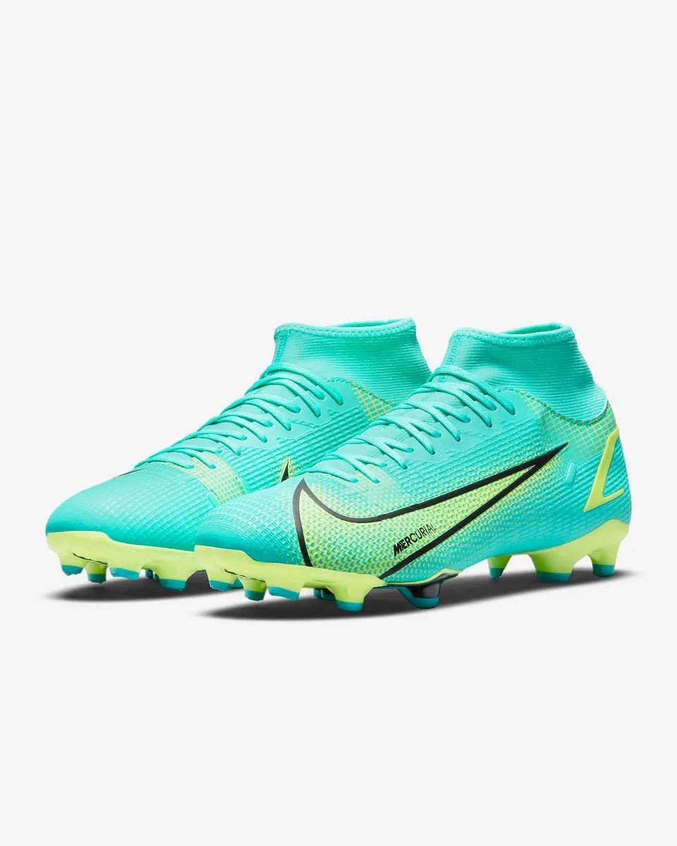 Nike Superfly 8 Academy FG-MG - Turquoise-Lime Glow