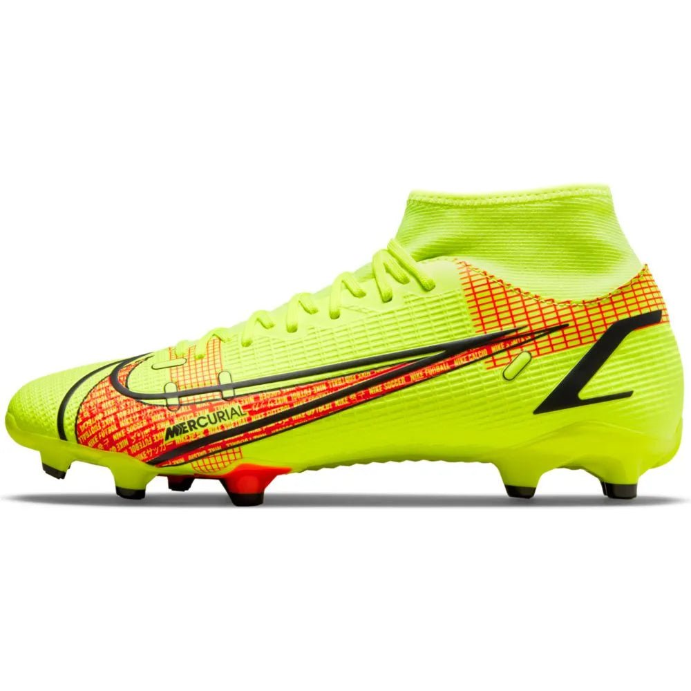 Nike Superfly 8 Academy FG-MG - Volt-Bright Crimson (Side 1)