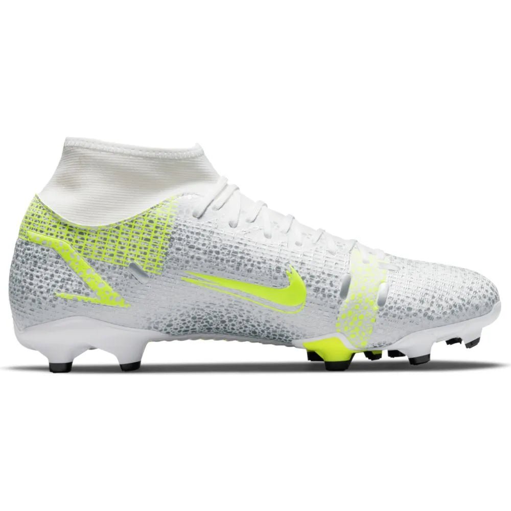 Nike Superfly 8 Academy FG-MG - White-Grey-Volt