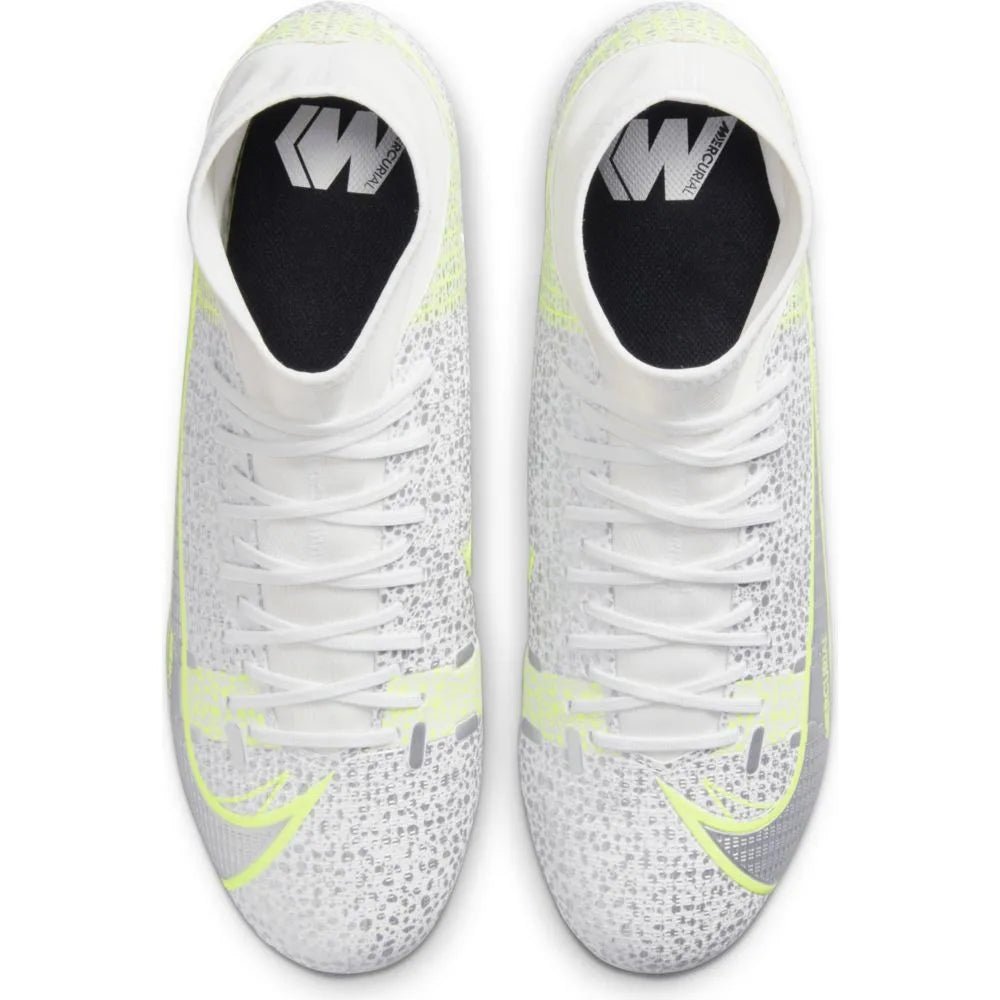 Nike Superfly 8 Academy FG-MG - White-Grey-Volt