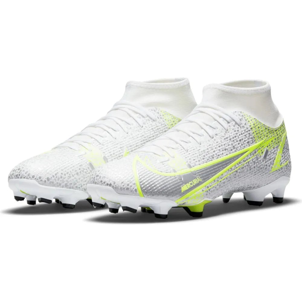 Nike Superfly 8 Academy FG-MG - White-Grey-Volt