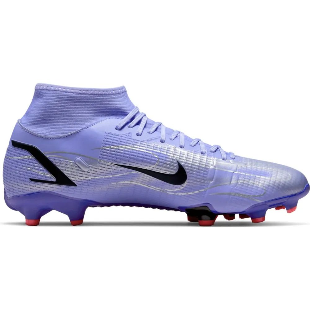 Nike Superfly 8 Academy KM FG-MG - Light Thistle-Bright Crimson