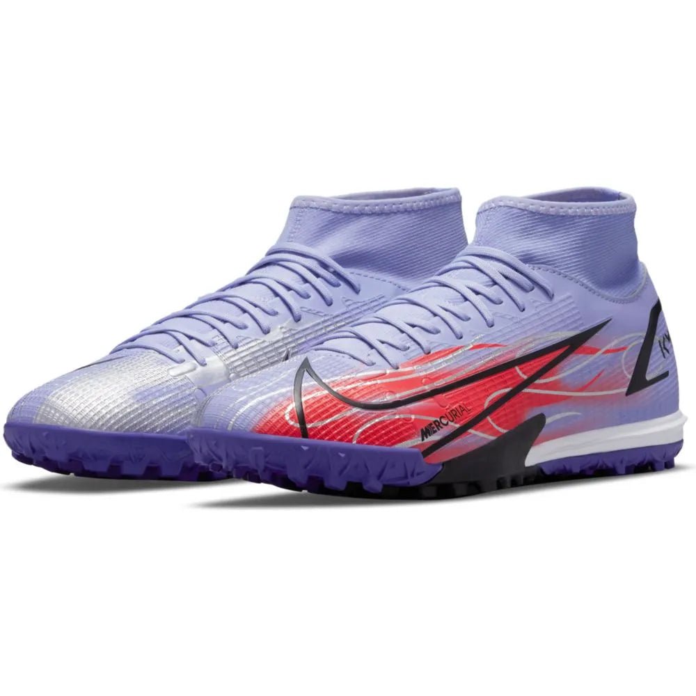 Nike Superfly 8 Academy KM TF - Light Thistle-Bright Crimson